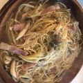 あっこ86's cooksnap of when they made スープパスタ♪あっさりコンソメで♪.