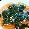 nao_410's cooksnap of when they made 【ﾀﾞｲｴｯﾄ】超簡単ﾍﾙｼｰ♪白滝冷麺.