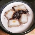 momo634's cooksnap of when they made チョコっと美味しいあんこのデザート♫.