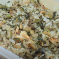MofeMofee's cooksnap of when they made 野沢菜漬けと干しエビの炒飯.