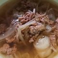 tamaa18's cooksnap of when they made もやしとひき肉の酢スープ.