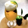 いなばっくす☆'s cooksnap of when they made ビールが旨くなる「すだちビール」.