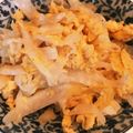 Kopoo1235's cooksnap of when they made ほんのり甘い玉子と大根の塩炒め.