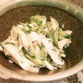 エビタイ's cooksnap of when they made 鶏胸肉とキュウリの和えもの☆.