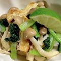 いなばっくす☆'s cooksnap of when they made ほうれん草としめじ、油揚げの風味和え.