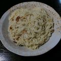 アヤカのパパ's cooksnap of when they made ランチパスタ風ひやむぎペペロンチーノ！.