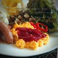 inyako's cooksnap of when they made 朝食に♪簡単ふわふわスクランブルエッグ♡.