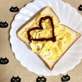 ふたごゆき's cooksnap of when they made れぽ14♡スクランブルエッグトースト♡.