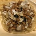 花花里's cooksnap of when they made 簡単納豆パスタ.