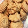 onigirin's cooksnap of when they made きなこの絞り出しクッキー.