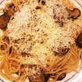 Ｆｒｅｄ's cooksnap of when they made イタリア人シェフ☆ズッキーニのスパゲティ.
