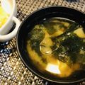 ♡ひな祭り♡'s cooksnap of when they made 朝食に～じゃがいもとわかめの味噌汁.