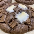 みみみーーーー's cooksnap of when they made マシュマロ入りのチョコチャンククッキー.