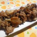 レアレアチーズ's cooksnap of when they made ☆味濃い目！メンマと豚肉とレンコン炒め☆.