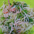ぱんだねーさん's cooksnap of when they made モヤシとレタスとカニカマのナムル風.