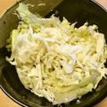 さすらい's cooksnap of when they made キャベツのわさびドレッシングサラダ.
