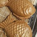 ママハナ8's cooksnap of when they made 白いたいやきの生地でもちもちワッフル.
