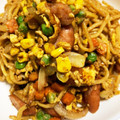 67luna's cooksnap of when they made 目玉焼きのっけ！カレー焼きそば.