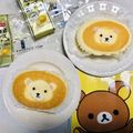 ryumi58's cooksnap of when they made 北海道チーズ蒸しケーキ♪コリラックマ♥️.