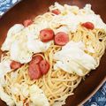 SaChi_2020's cooksnap of when they made キャベツとウインナーの白だし和風パスタ.