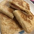 優木星's cooksnap of when they made 簡単1品！ハムチーズIN油揚げ♡.