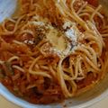 かなげっちょ's cooksnap of when they made ツナと茄子のフレッシュトマトパスタ.