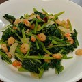 クックL0E70E☆'s cooksnap of when they made 小えびと 青菜のにんにく炒め.
