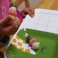 ゆきにゃン's cooksnap of when they made 子供と一緒に☆３色だんご（爪楊枝サイズ）.