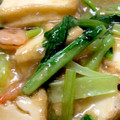豚まんちゃん's cooksnap of when they made 海老と厚揚げ、小松菜の中華風炒め煮.