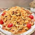 はらぺこしろうさぎ's cooksnap of when they made なすのトマトパスタ.