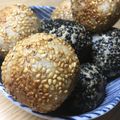 Akash1's cooksnap of when they made 白玉粉で簡単 2色 ゴマ団子.