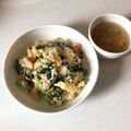 sAix59's cooksnap of when they made しらすと鮭のチャーハン★幼児食★.