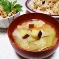 クックI7I5L1☆'s cooksnap of when they made いろいろ野菜の味噌汁.