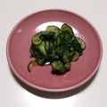 オリオバナ's cooksnap of when they made きゅうり・大葉・ニンニク酢の物♪.