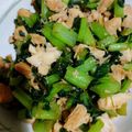 おすみさん's cooksnap of when they made 無限レシピ☆大根の葉と鶏肉の炒め物.