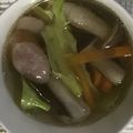 ma___111's cooksnap of when they made 醤油をプラス・ほっとするコンソメスープ.