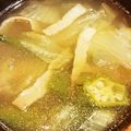しんにし's cooksnap of when they made レタスたっぷり☆あったかスープ.