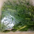 楽食いちばん's cooksnap of when they made 【野菜の冷凍保存】にら.