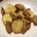 Nana983's cooksnap of when they made ウインナ＆ポテトのカレーチーズソテー.
