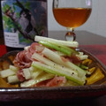 ダイナマイト漆黒's cooksnap of when they made セロリと生ハムの和え物.