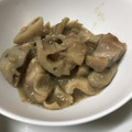 cafe55's cooksnap of when they made 蓮根と鶏肉の黒酢煮.