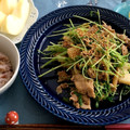 たぁープ〜's cooksnap of when they made 豆苗と豚バラの炒めもの✿ゆず胡椒風味✿.