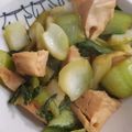とまとちゃん★'s cooksnap of when they made たけのことチンゲン菜の炒めもの.