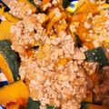 s2ayaka's cooksnap of when they made レンジで☆かぼちゃの煮物そぼろあんかけ.