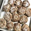❀あおい❀'s cooksnap of when they made お弁当の作りおきおかずーミニハンバーグ.