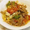 youtapapa's cooksnap of when they made 豚肉のトマト炒め.