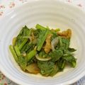 youtapapa's cooksnap of when they made 鍋一つで簡単！小松菜と油揚げのお浸し.