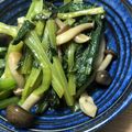 手抜きクック's cooksnap of when they made ☆小松菜＆しめじの炒め物☆お弁当隙間♪.
