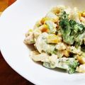 saalalan's cooksnap of when they made 卵とツナ入りマカロニサラダ.