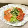 ☆こまっと☆'s cooksnap of when they made スモークサーモンのカルパッチョ.